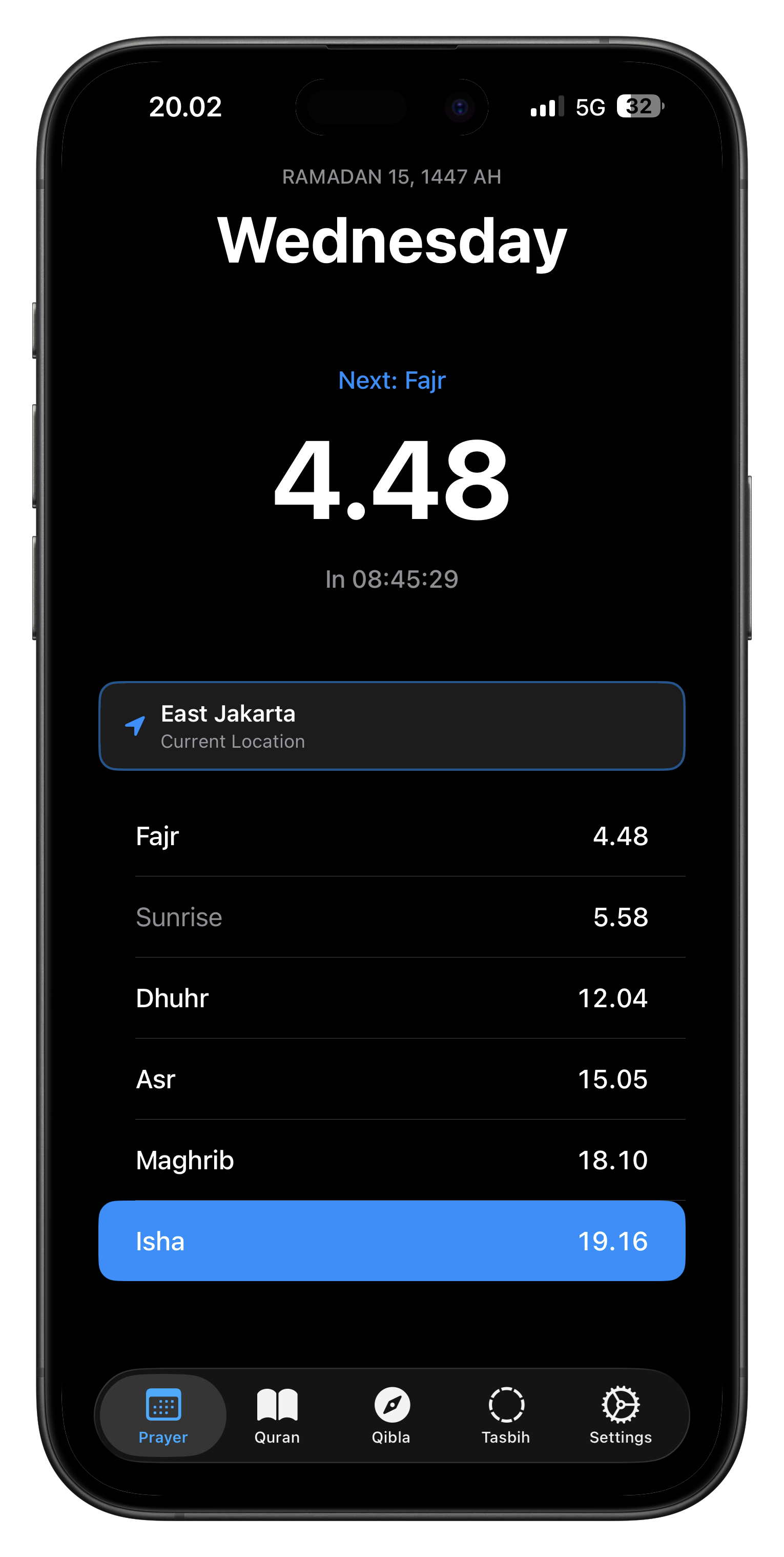 Muslim Base — Prayer Times